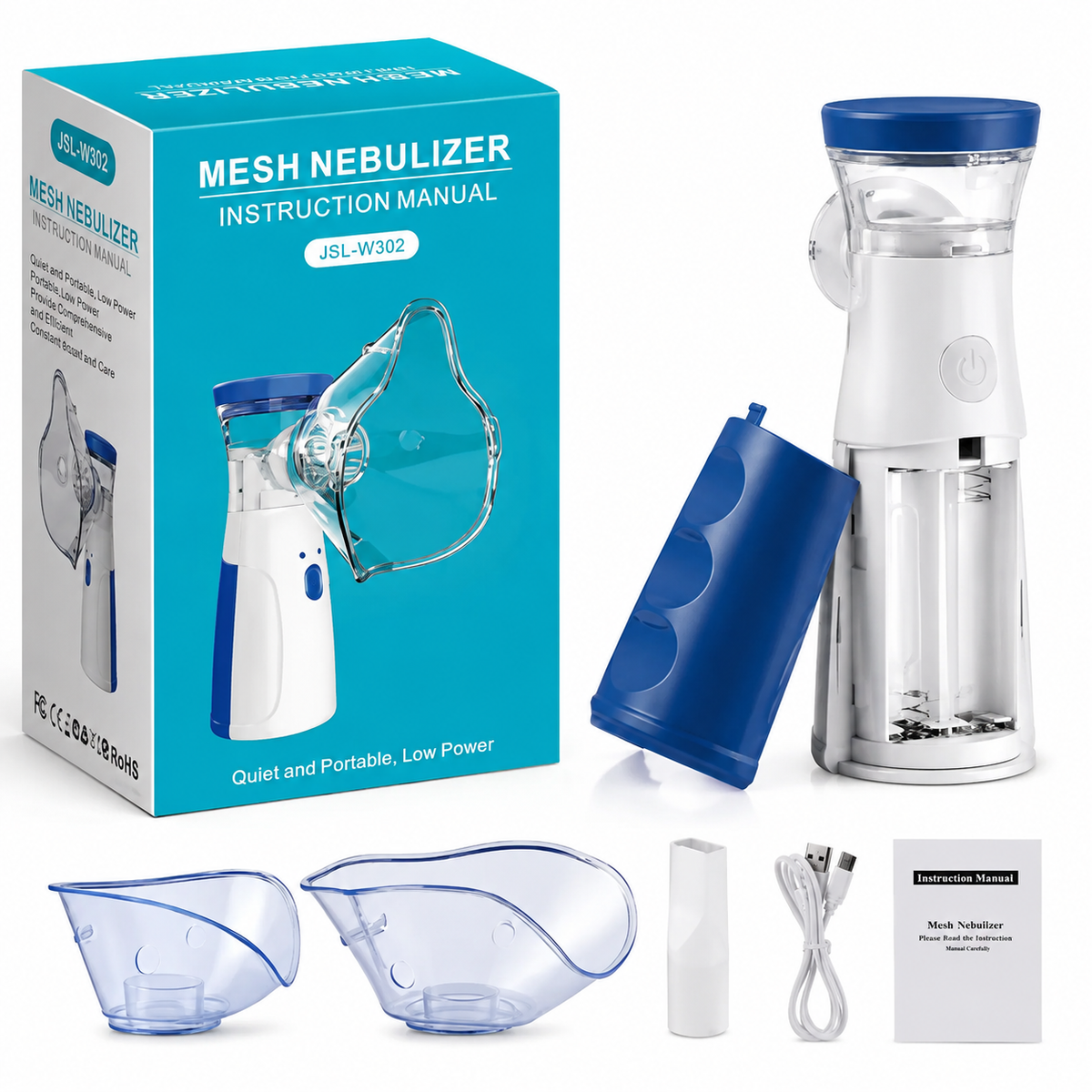 Nebulizador ultrasónico portátil Mes MP