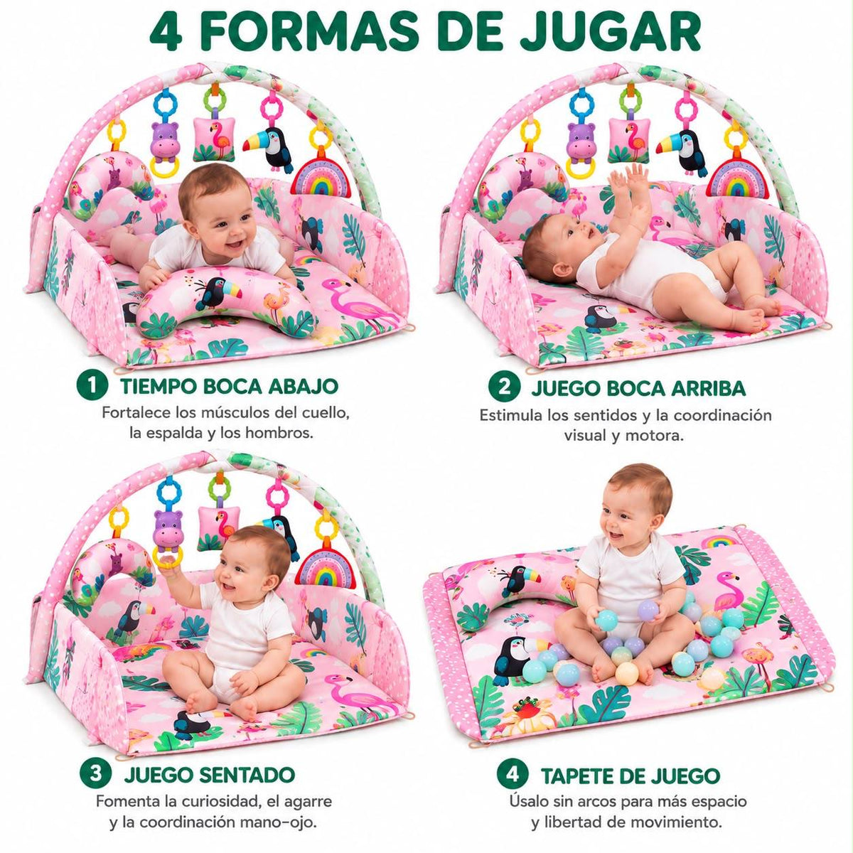Gimnasio Bebé 5en1 30 Pelotas Ref 668-75