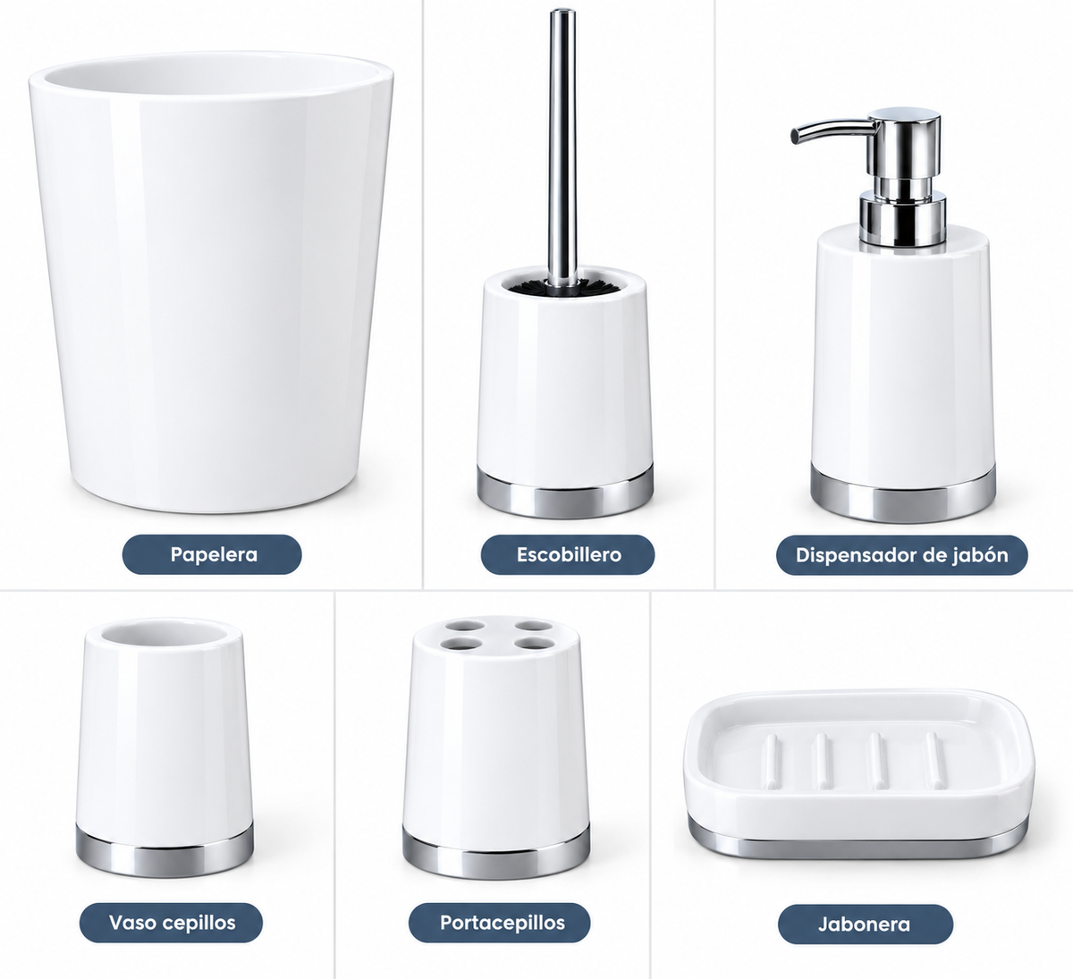 SET DE BAÑO 7002-6PC EH